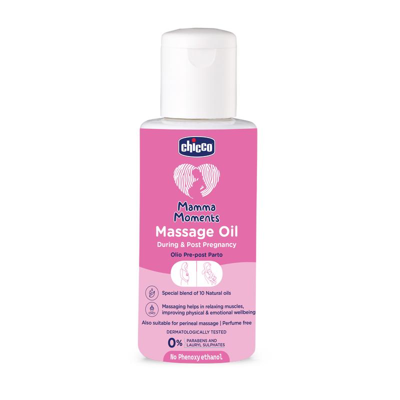 Mamma Moments Massage Oil During & Post Pregnancy 100ml image number 3